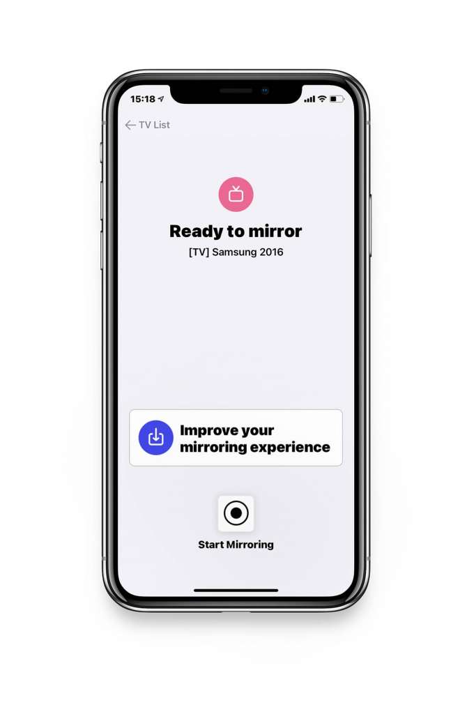 MirrorMeister screenshot iPhone - Ready to Mirror
